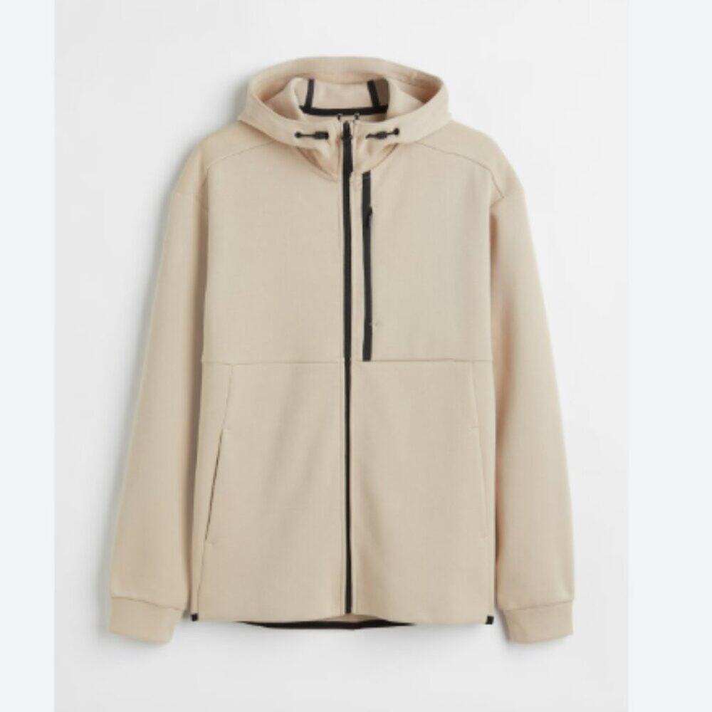 NWT H&M Men's Beige Track Jacket Size XXL